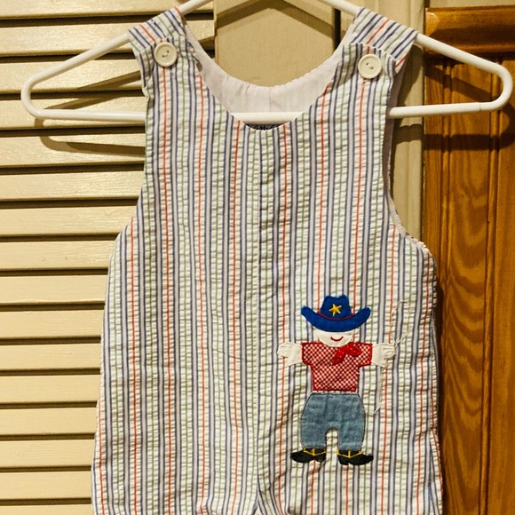 🐎Adorable Vintage Cowboy & Lasso Romper 🐎 - Picture 9 of 12